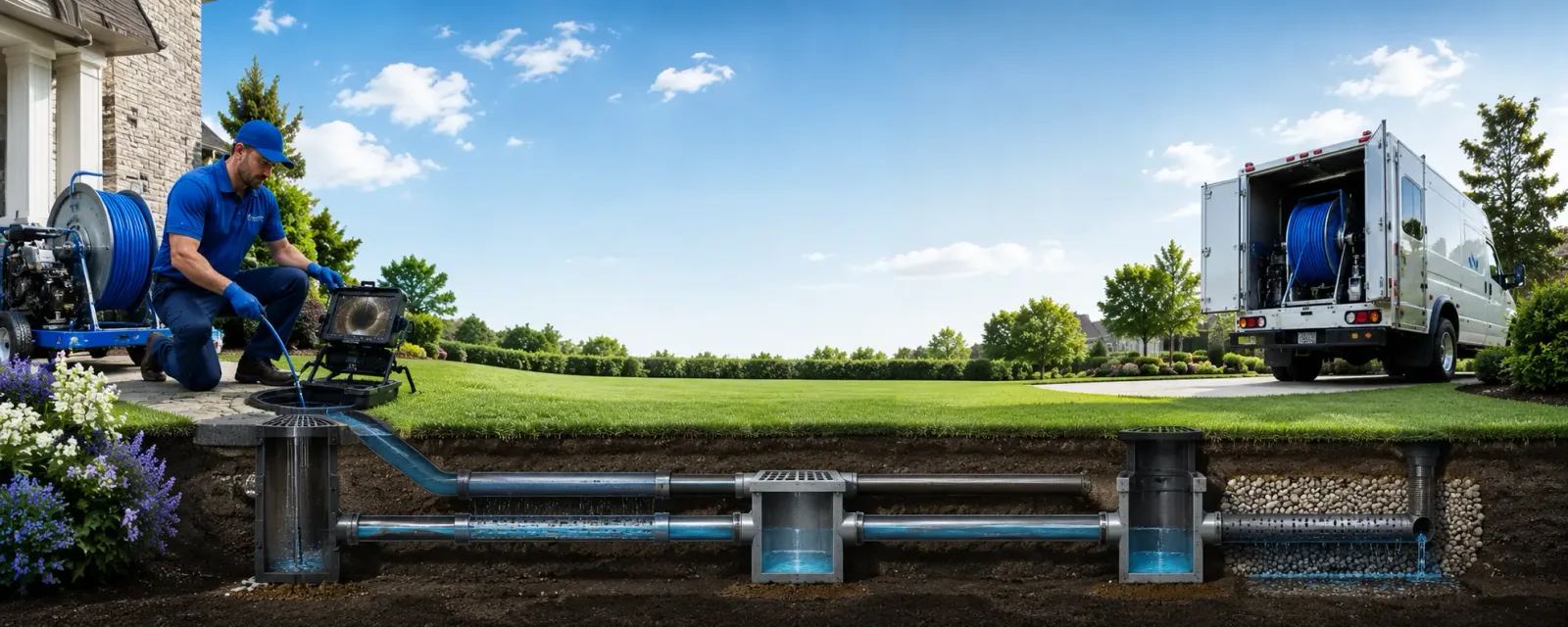 Outdoor drain cleaning information for Prescott, KS